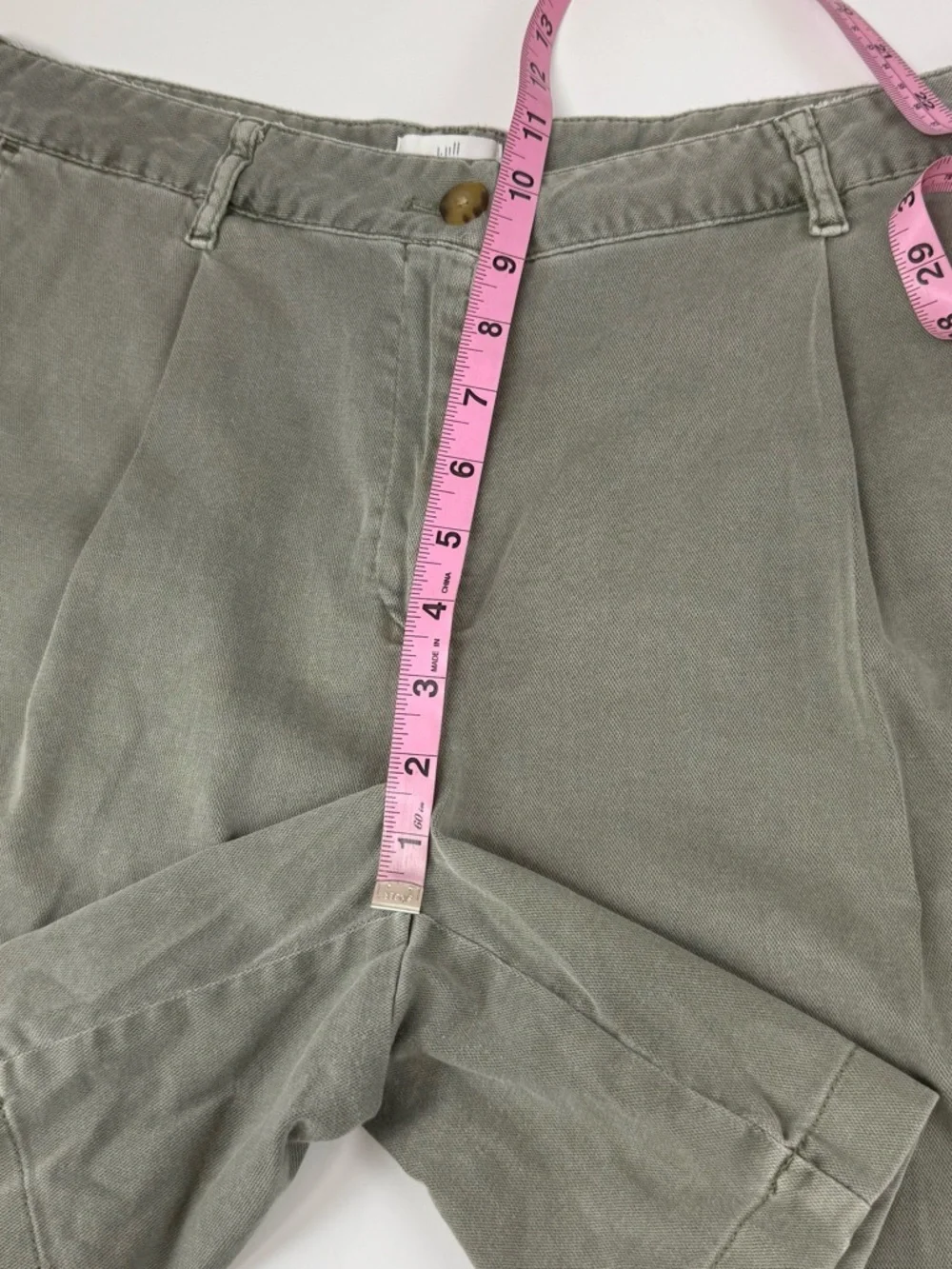 J Jill Shorts Womens 14 Gray Pleated VTG Shorts Cotton Tencel Blend